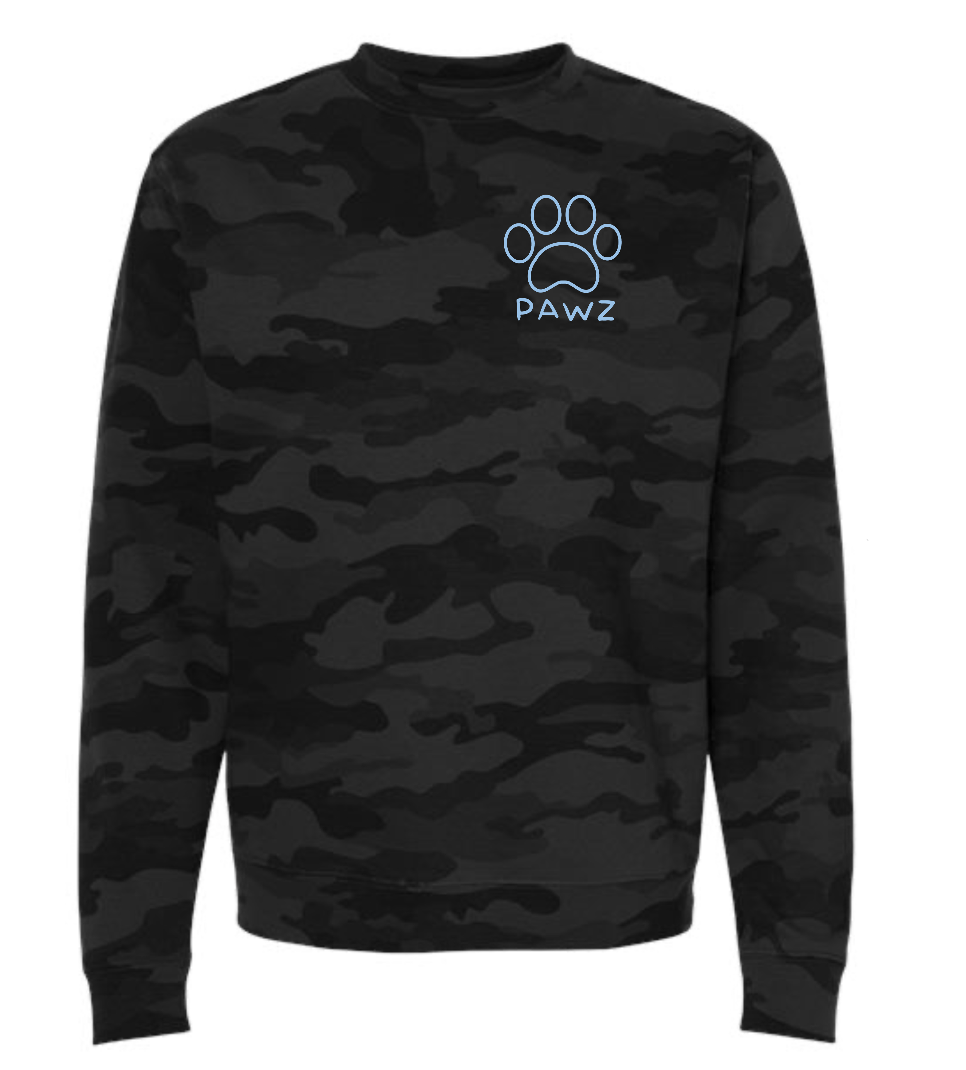 Dark Camo Outline (Adult Crewneck) (Super Sale)