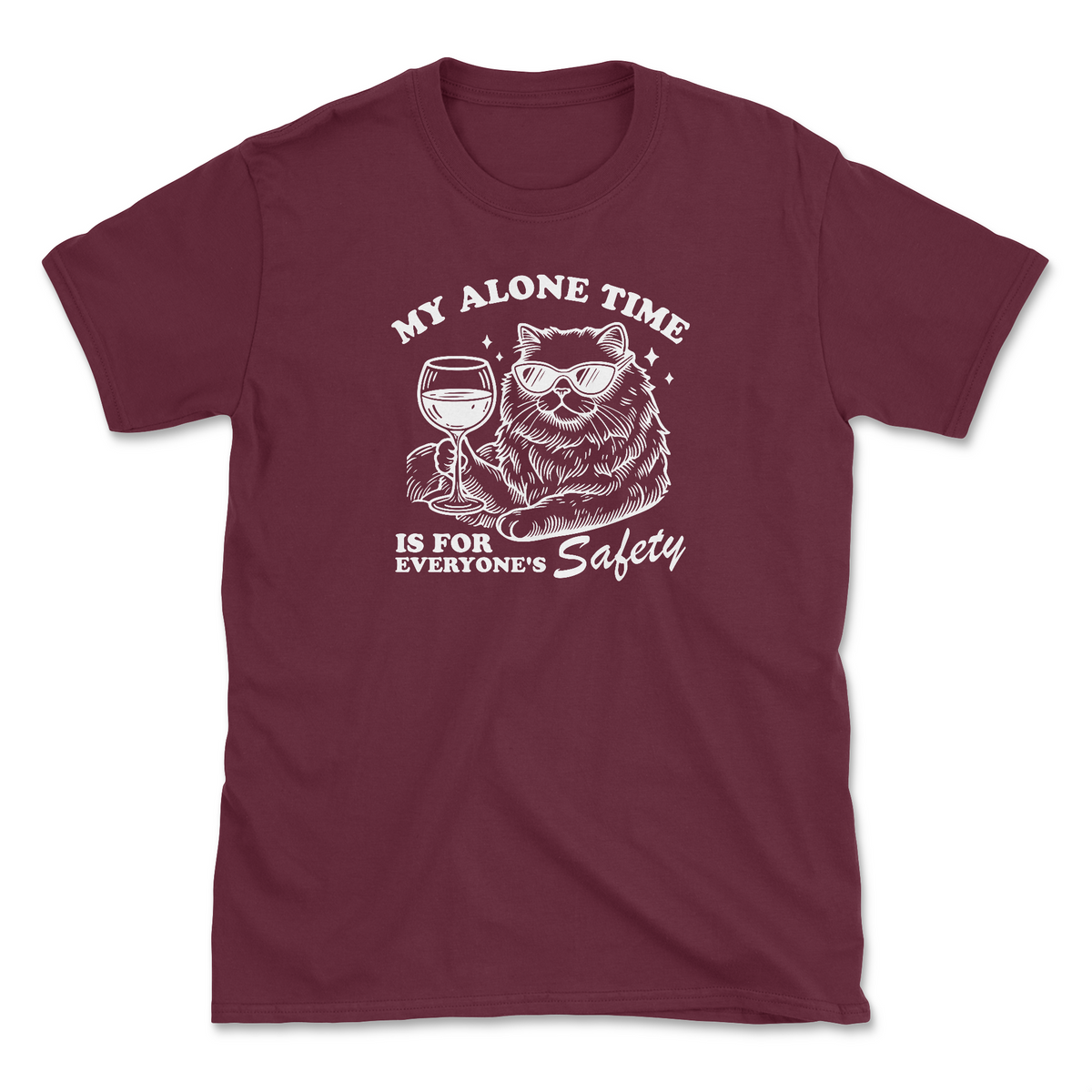 My Alone Time (Front Print) (Adult Short Sleeve T-Shirt)