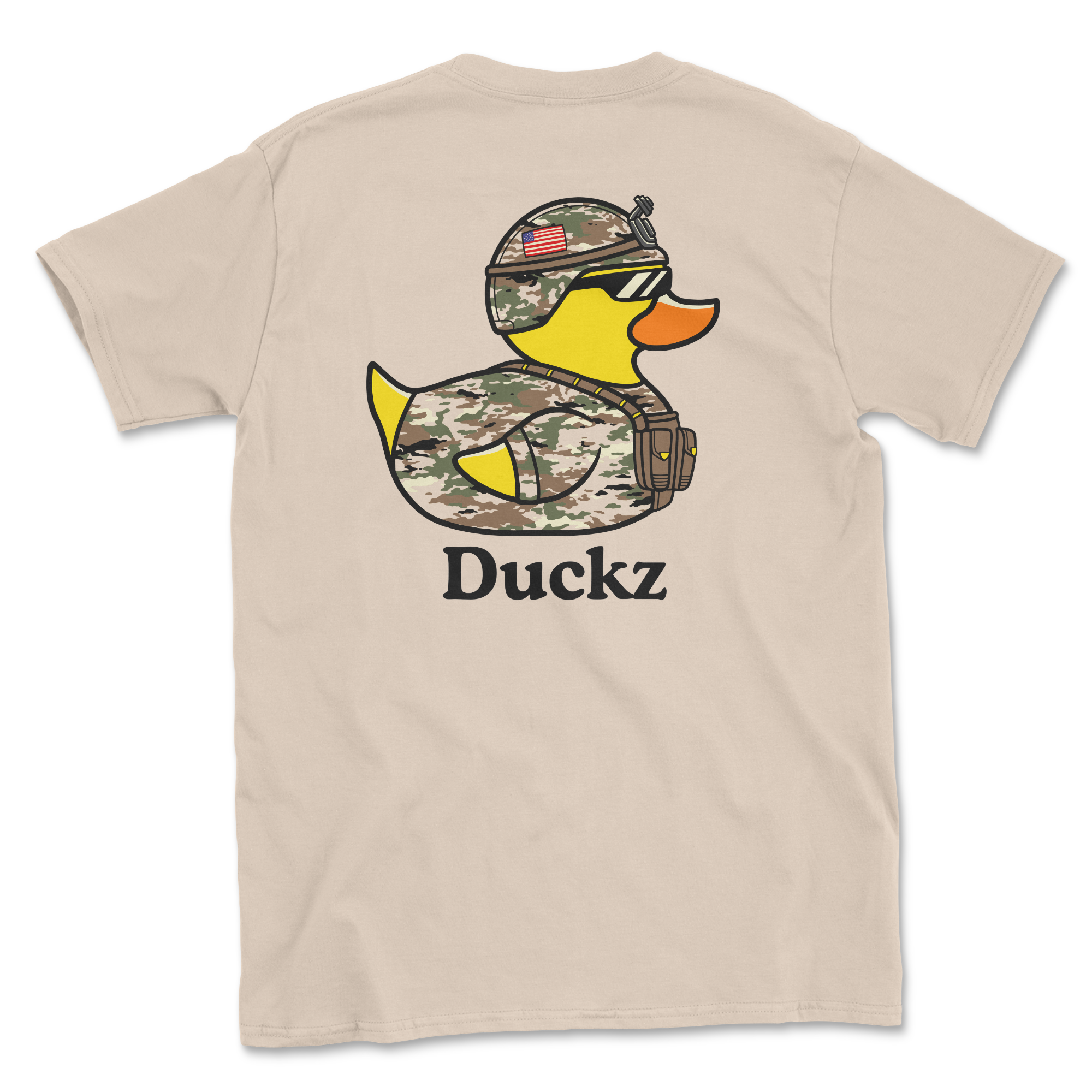 Military Mallard - Sand (Adult Short Sleeve T-Shirt)