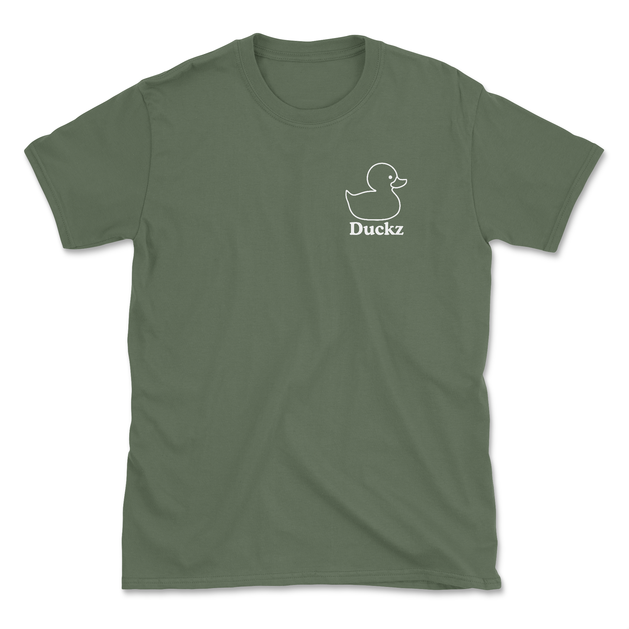 Military Mallard - Military Green (Adult Short Sleeve T-Shirt)