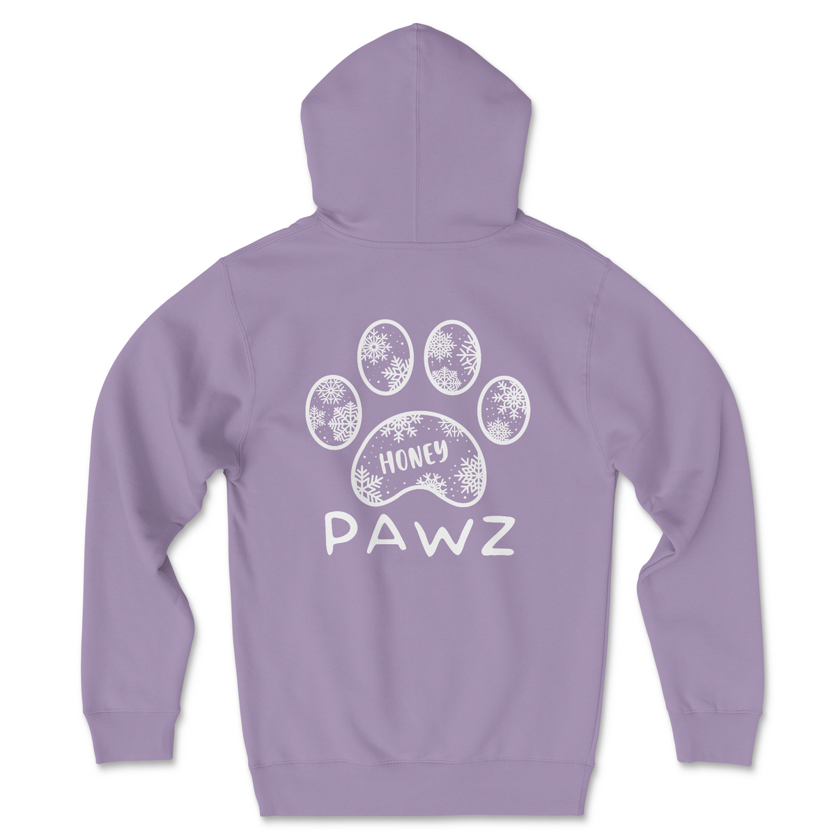 Honey Snowflake (Plum) (Adult Hoodie)