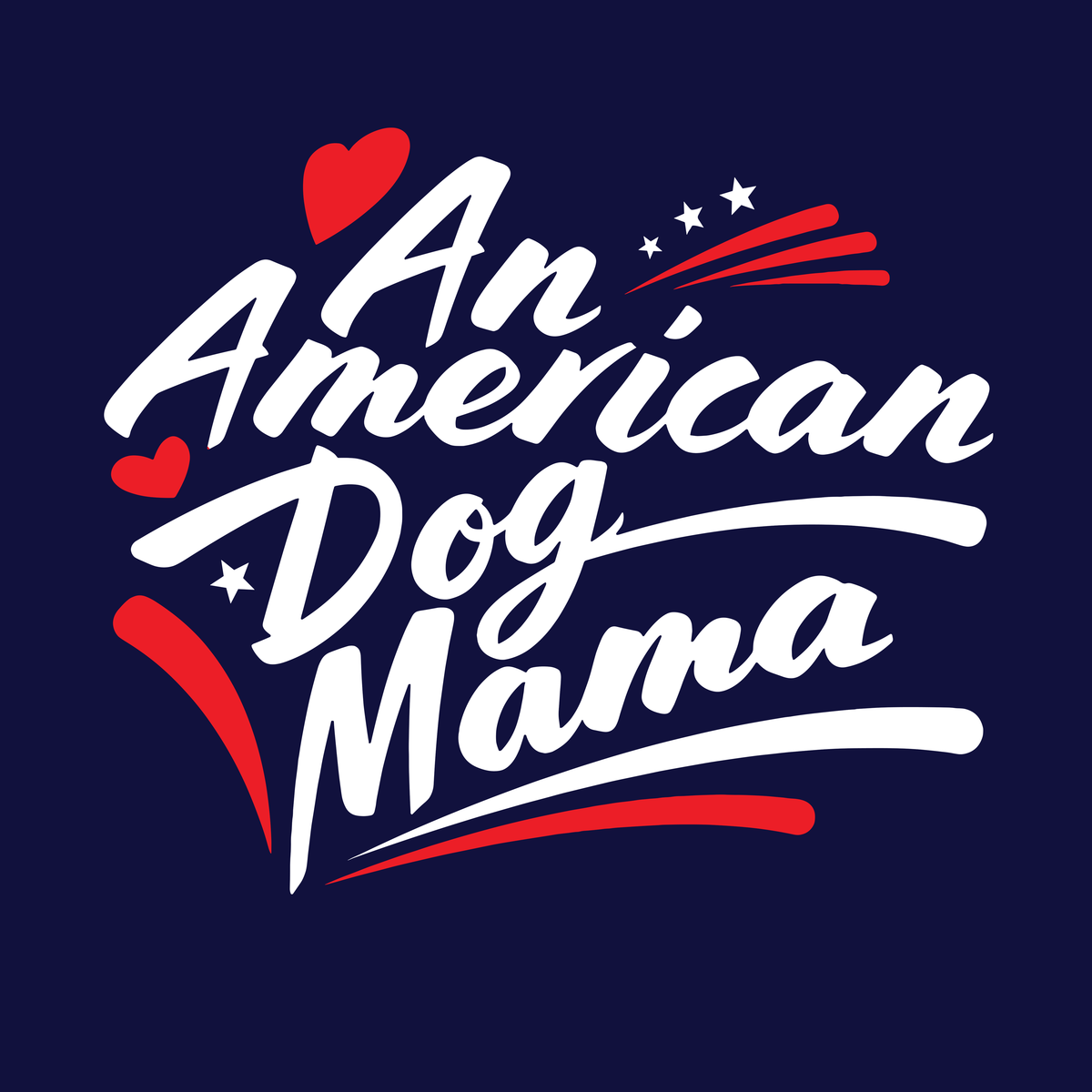American Mama - Front Print (Adult Short Sleeve T-Shirt)