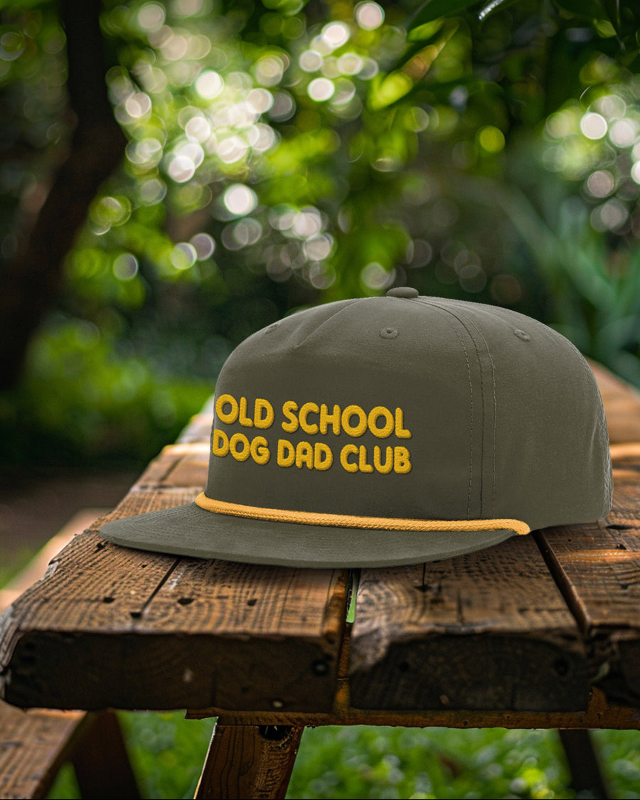 Old School Dog Dad Club Rope Hats