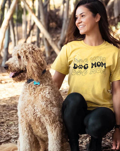Dog Mom Pawz Tee - Pawz