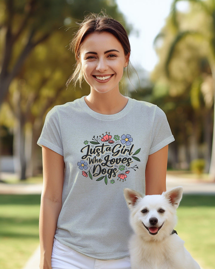 Just A Girl Who Loves Dog Tee - Pawz