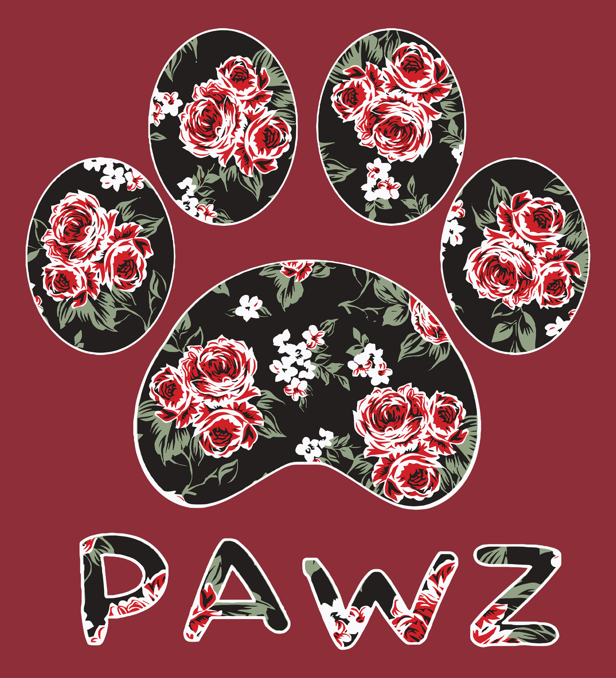 Rose Paws Rose Paw (Adult Hoodie)