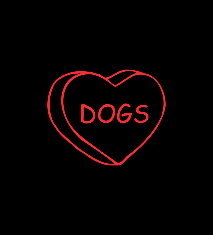 Dogs Heart - Front Print (Adult Hoodie)