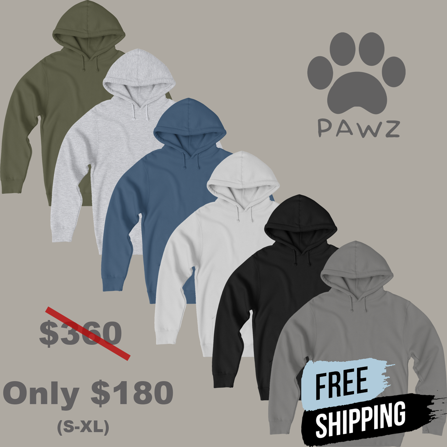 Dark (6-Pack) Hoodie Bundle (Adult Hoodies)