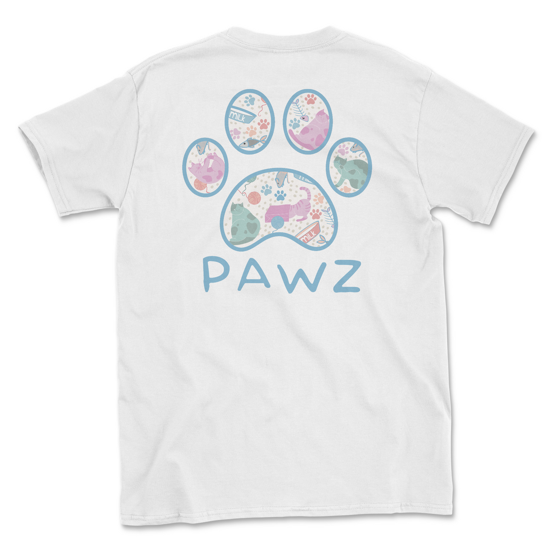 Playful Pawz (Adult Short Sleeve T-Shirt)