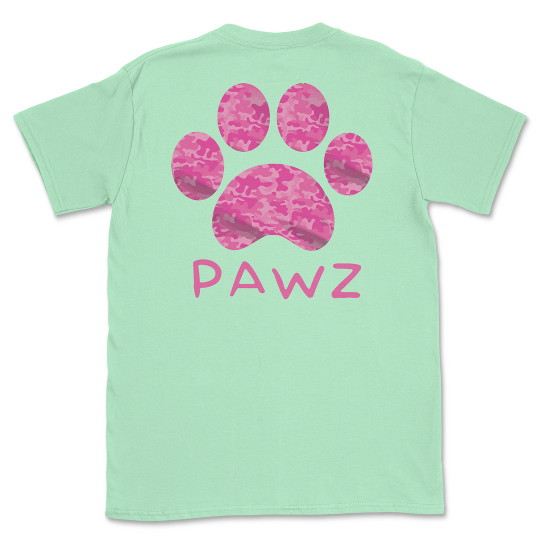 Pink Camo (Adult Short Sleeve T-Shirt)