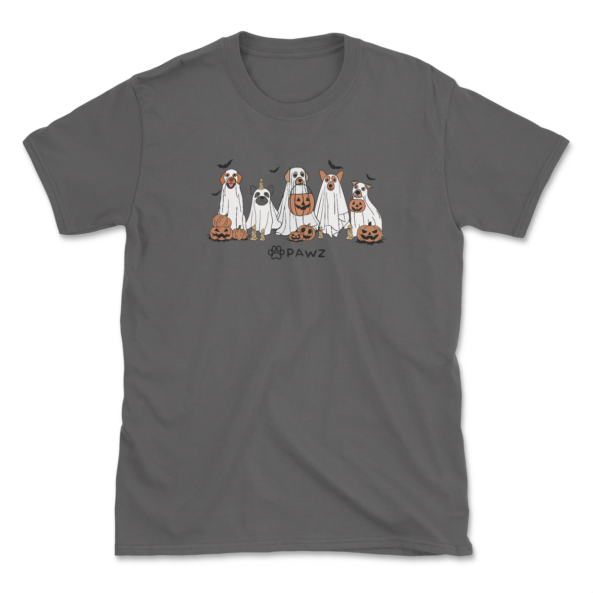 Spooky Squad (Front Print) (Adult Short Sleeve T-Shirt)