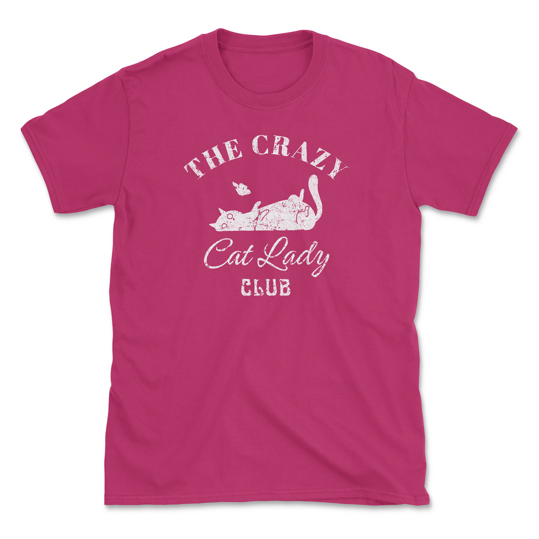 Crazy Cat Lady Club (Adult Short Sleeve T-Shirt)