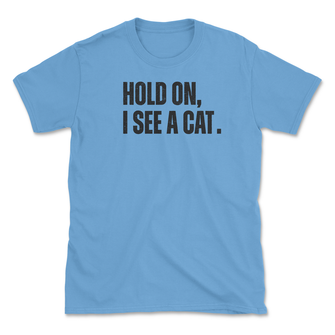 Hold On - Blue (Adult Short Sleeve T-Shirt)