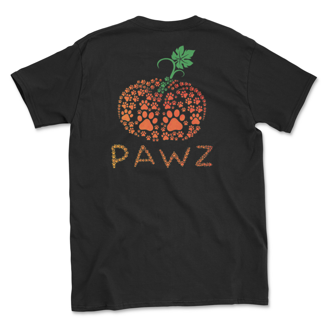 Pawz Pumpkinz (Adult Short Sleeve T-Shirt)