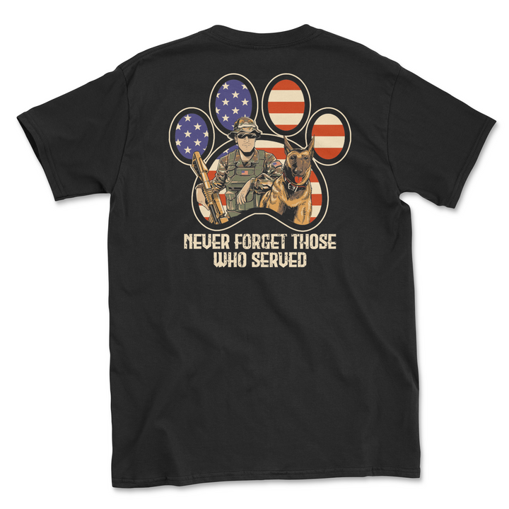 Freedom Pawz - Black (Adult Short Sleeve T-Shirt)