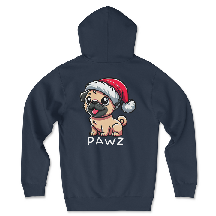 Pug Christmas (Adult Hoodie)