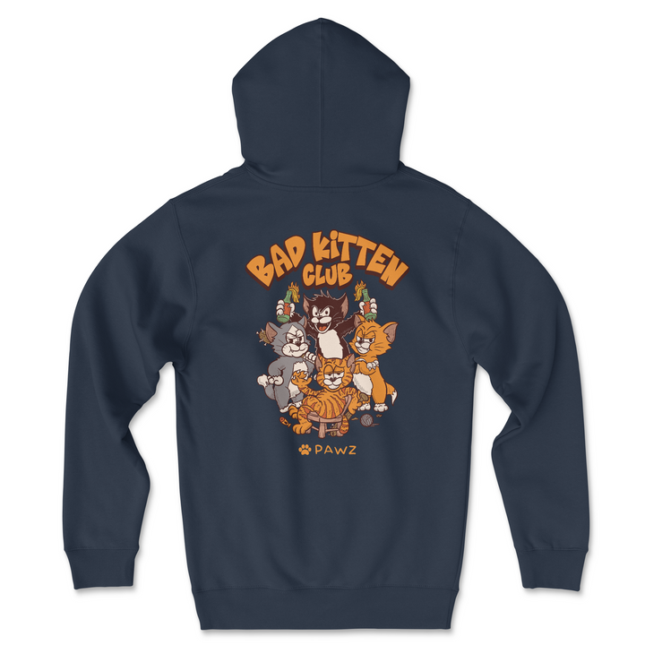 Bad Kitten Club - (Adult Hoodie)