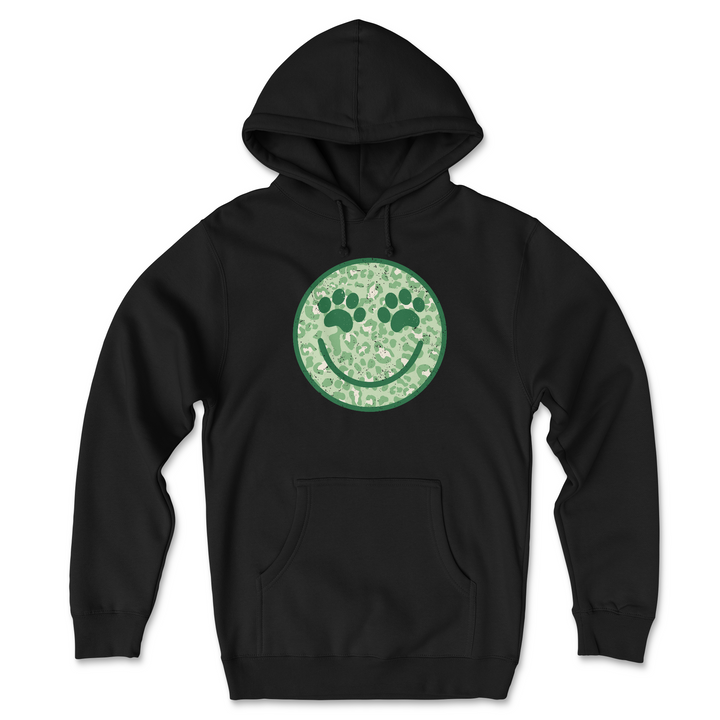 Leopard Smile - Front Print (Adult Hoodie)