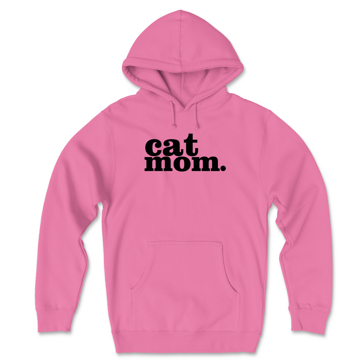 Cat Mom - Front Print (Adult Hoodie)