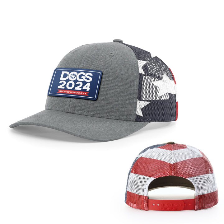 Dogs 2024 Flag Patch Hat