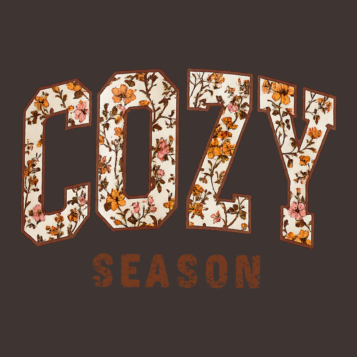 Cozy Season (Front Print) (Adult Short Sleeve T-Shirt)