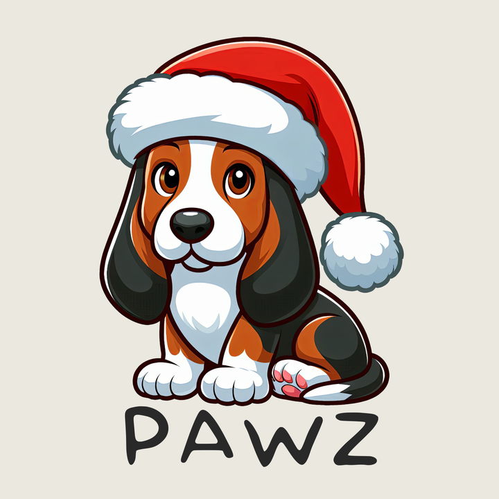 Basset Hound Christmas (Adult Hoodie)