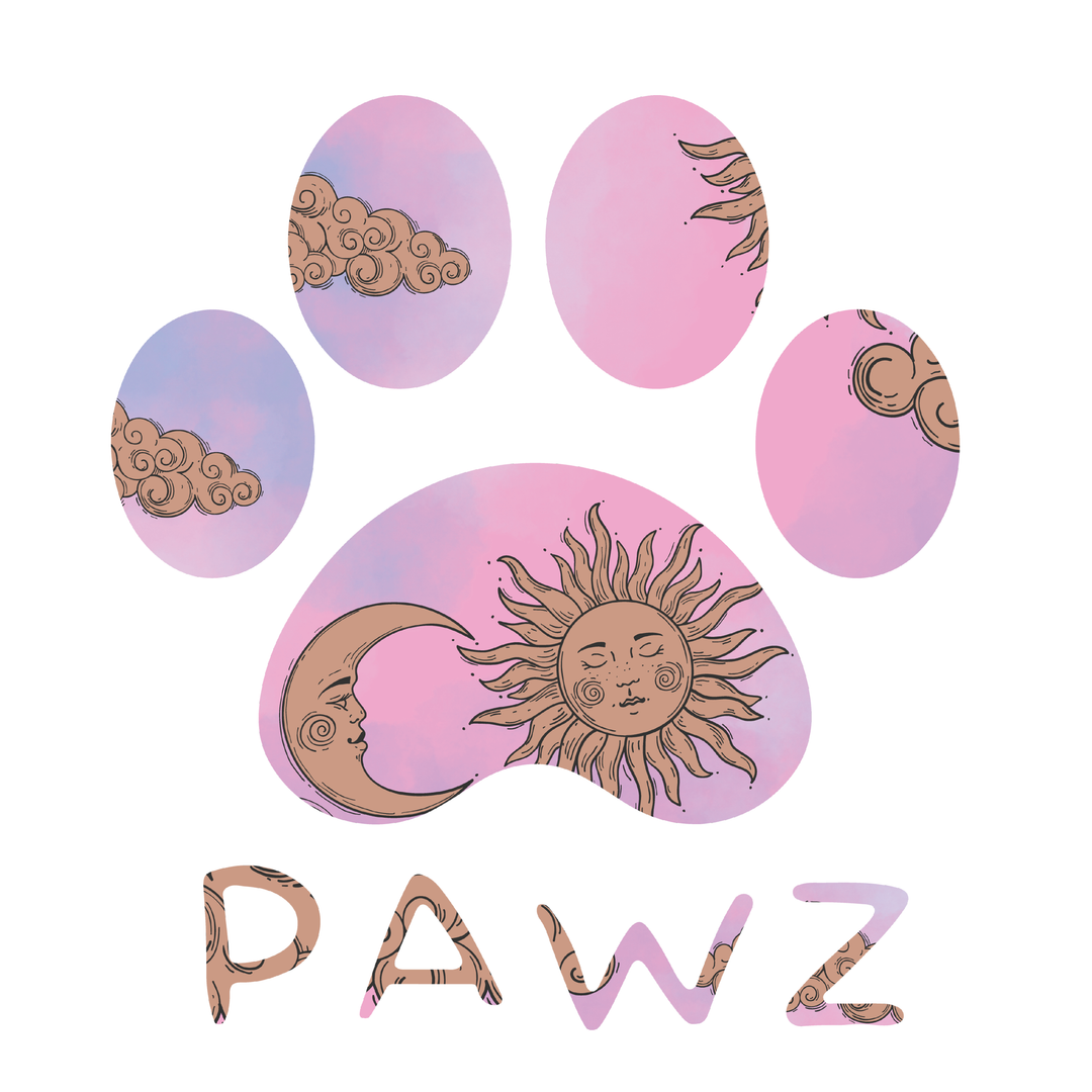 Lunar Pawz - White (Adult Hoodie)