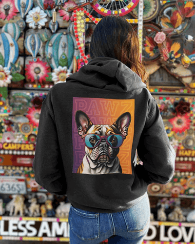 Frenchie With Glasses Hoodie