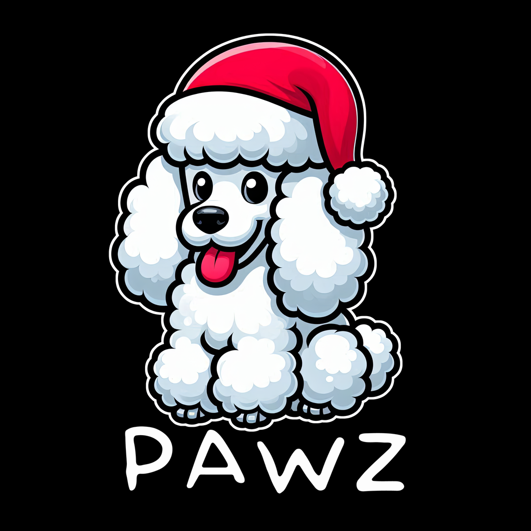 Poodle Christmas (Adult Hoodie)