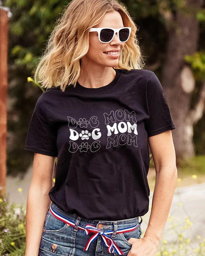 Dog Mom Pawz Tee - Pawz