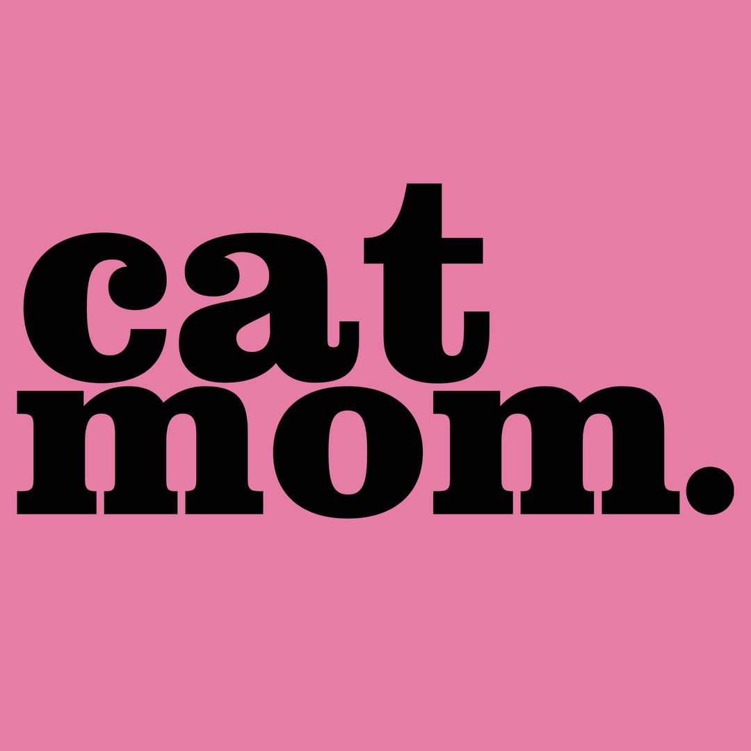 Cat Mom - Front Print (Adult Hoodie)