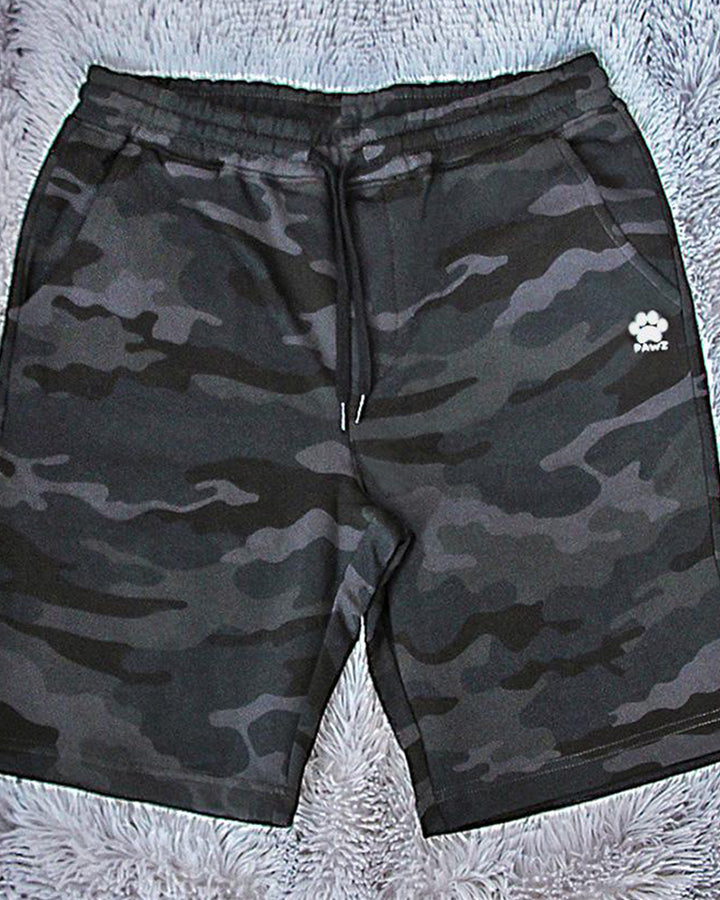 Black Camo Shorts - Pawz